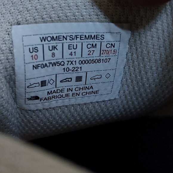 The North Face Hypnum Trail Running Shoe 3.5 mm Lugs Durable Traction WMNS US 10 - Picture 8 of 9